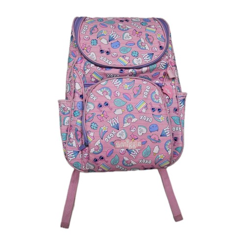 Smiggle pink backpack school - pink,